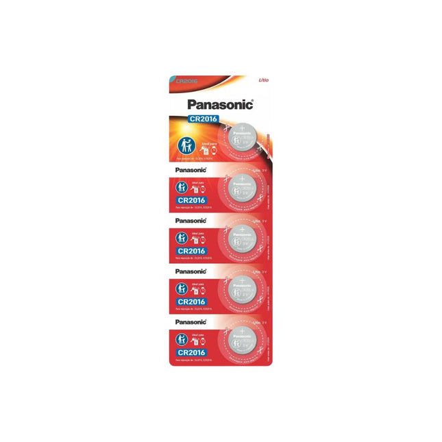 Bateria Panasonic Botão Cartela Com 05 Unidades - Cr2032