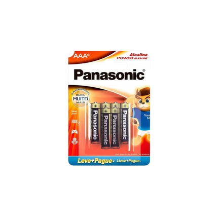 Pilha Panasonic Alcalina pq AAA Com 06 Unidades - Lr03xab/6b192