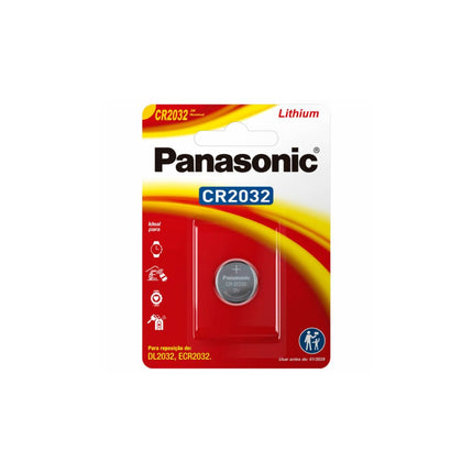 Bateria Panasonic De Litio 2032 Cartela Com 01 Unidade - CR2032/1B100