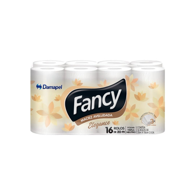 Papel Higienico Damapel Folha Tripla 16ROLOS 20MX10cm Cada - 15031