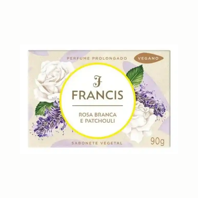 Sabonete Francis Classico Branco 90g Com 01 Unidade - 402023