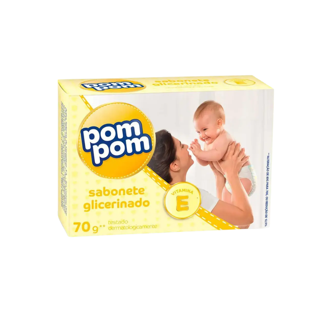 Sabonete Pompom Barra 70g Glicerinado - 160073