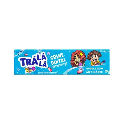 Creme Dental Phisalia Tra La La Kids 50g Aventura Bubble Gum - 015700020