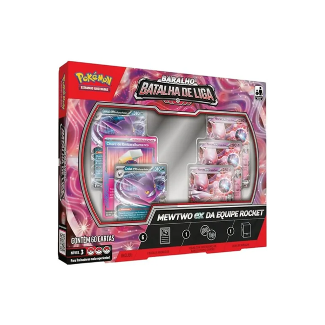 Pokemon Deck Batalha De Liga Mewtwo Ex Copag - 35874