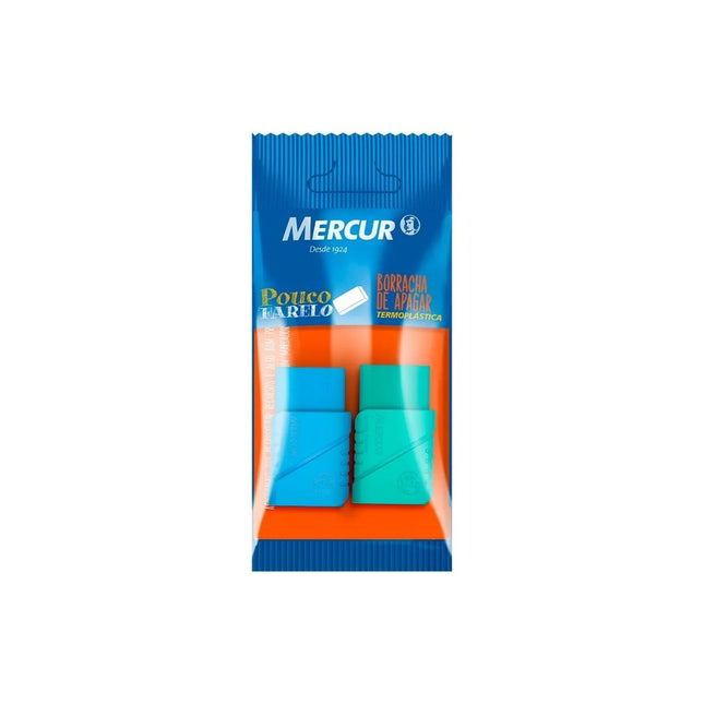 Borracha Mercur TR Color Pull Pack Com 02 Unidades Sort - B01010301102