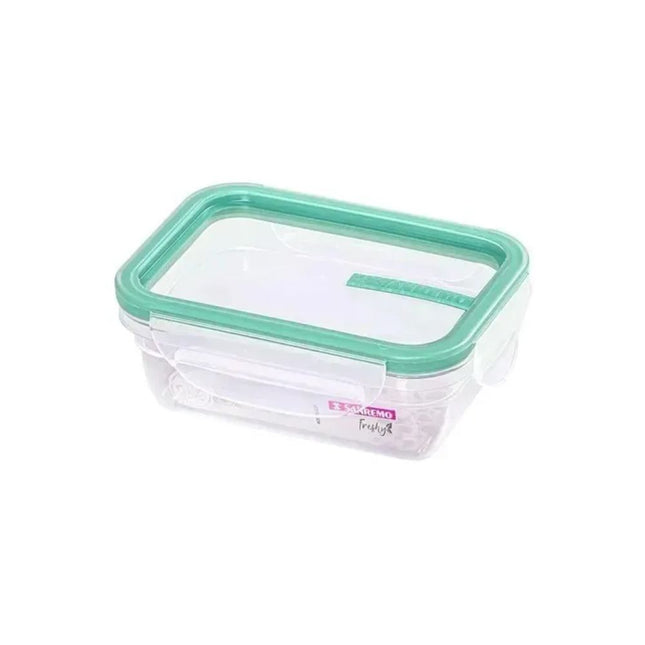 Pote Sanremo Com Travas Plast 330ml Linha Freshy Cor Verde - SR1763