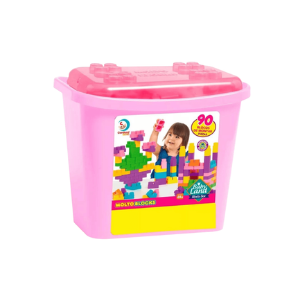 Baby Land Cardoso Block Box Com 90 Unidades Pcs Menina - 8011