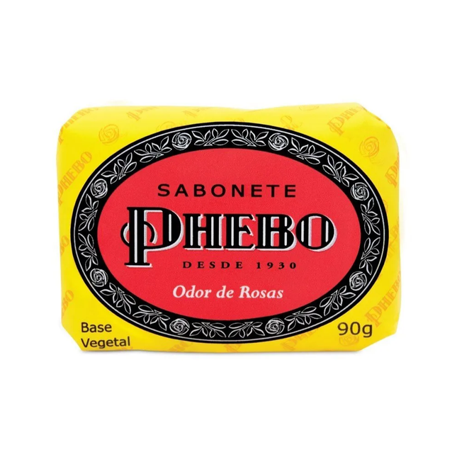 Sabonete Barra Granado Phebo 90g Odor De Rosas
