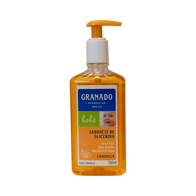 Sabonete Liquido Glicerina Granado Bebe 250ml Camomila