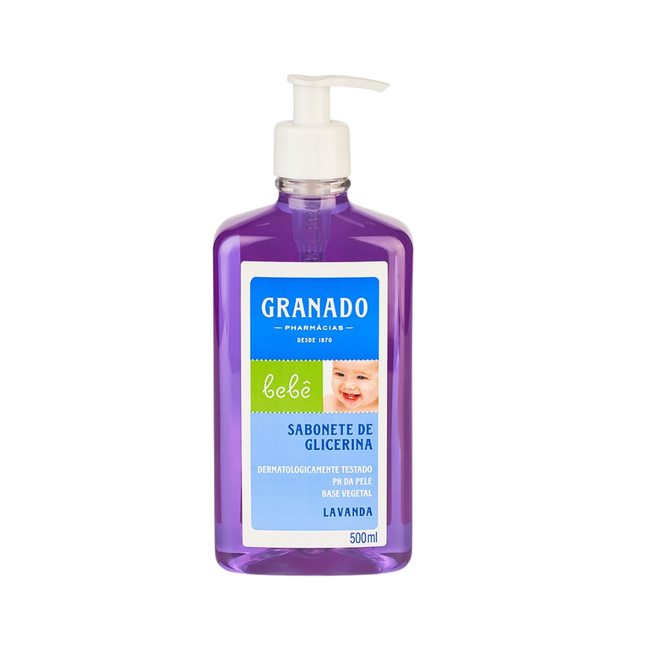 Sabonete Liquido Glicerina Granado Lavanda Bebe 500ml