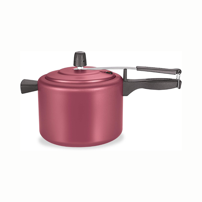 Panela De Pressao Fortaleza 4.5lts Cereja + Concha + Haste Limpadora - 783745