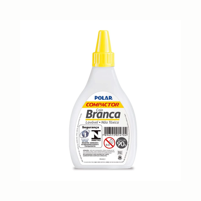 Cola Branca 90g Polar Compactor Com 01 Unidade