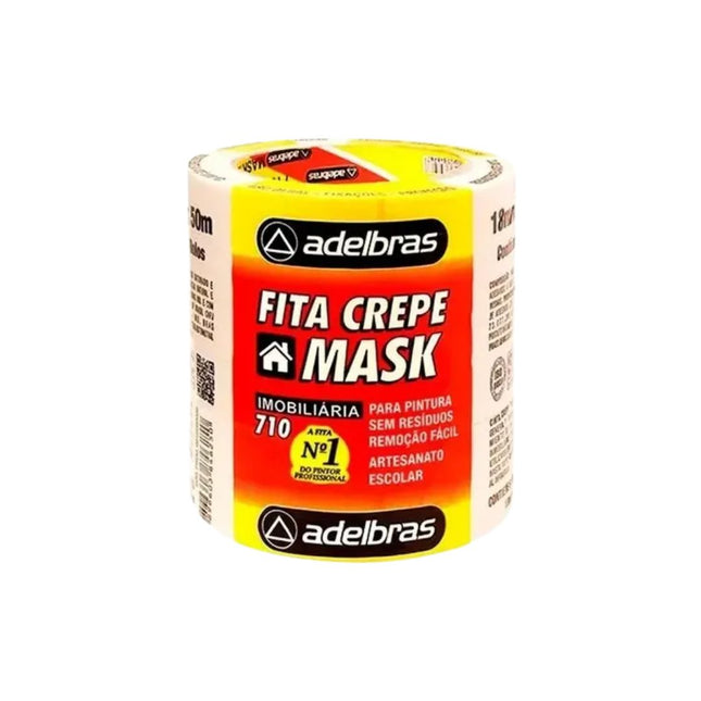Fita Crepe Adelbras 24X50 Mask Pacote Com 05 Unidades - 710