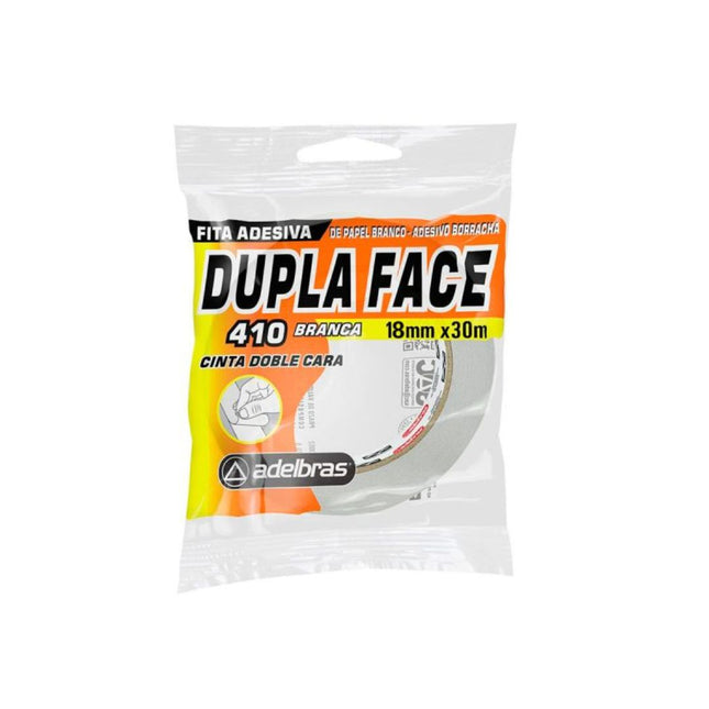 Fita Dupla Face Adelbras 18X30 Papel Flow Pack Com 01 Unidade