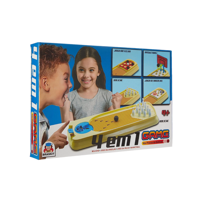 4 Em 1 Game Braskit Com 01 Unidade - 210-A