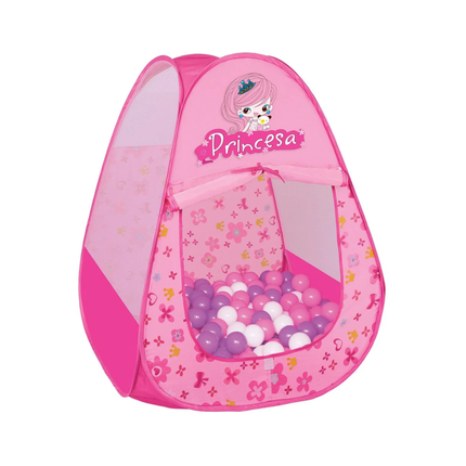 Toca Princesa Braskit Com Bolinhas - 820-1
