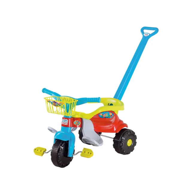 Triciclo Tico Tico Magic Toys Festa Com Aro Cor Azul - 2560L