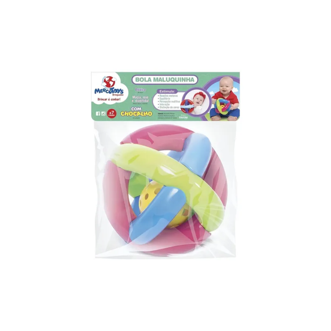 Bola Maluquinha Com Chocalho Merco Toys - 269