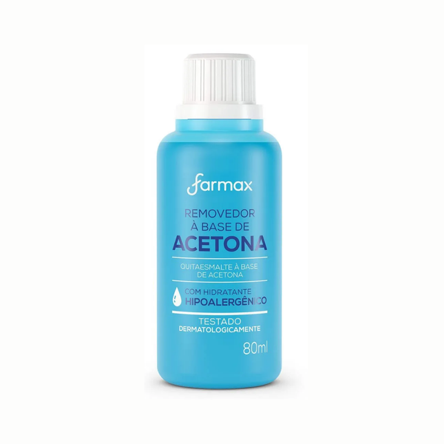 Removedor A Base Acet.Farmax 80ml Com 01 Unidade - 30000699