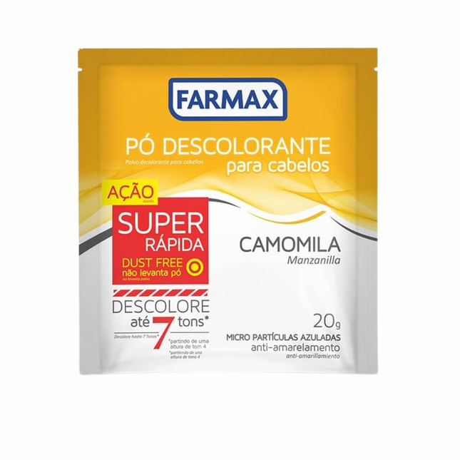 Po Descolorante Farmax Cabelos Camomila 20g - 30000847