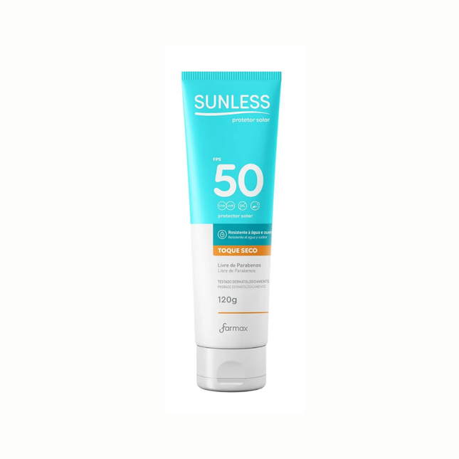 Protetor Solar Farmax Sunless Fps 50 Facial Bisnaga 120g - 30001336
