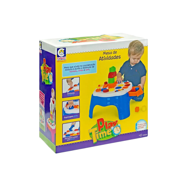 Play Time Mesa Atividades Cotiplas Cor Azul - 1950