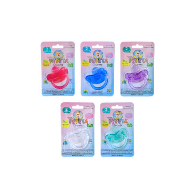Chupeta Pepeta Bico Silicone N-02 Com 01 Unidade - 1129-OS