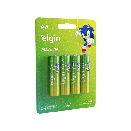 Pilha Elgin Alcalina AA Blister Com 04 Peças - Ele000000082153
