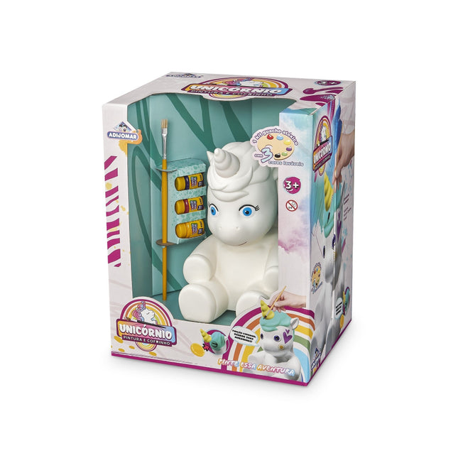 Unicornio Cofrinho E Pintura Adijomar - 442