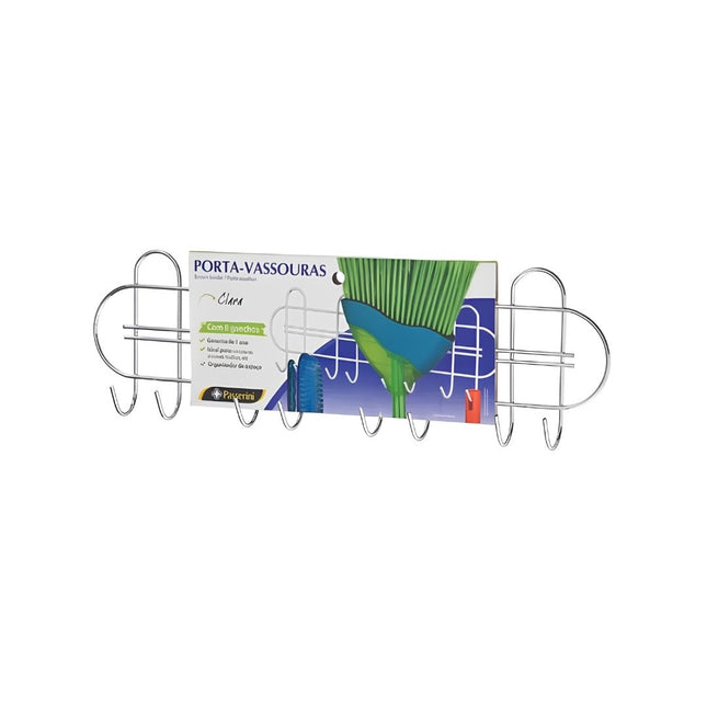 Suporte Passerini Para Vassouras Master Cor Branco - 205/1042-1