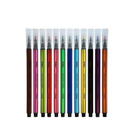 Caneta Hidrografica Goller Daiwa Supr Fina Fineliner 12 Cores - NG-1273