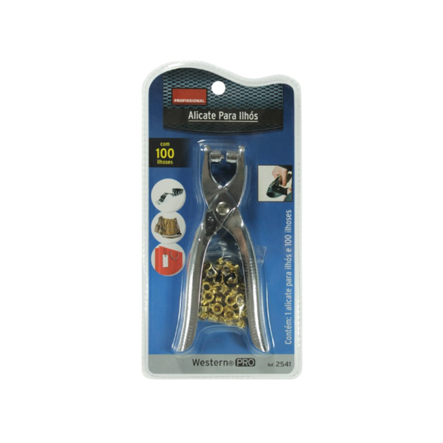 Alicate Ilhoses 14,8cm 100PC Western - 2541