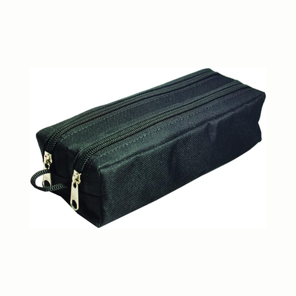 Estojo Escolar Dac Basic Duplo 2 Ziperes E Tecido Preto - 085PR