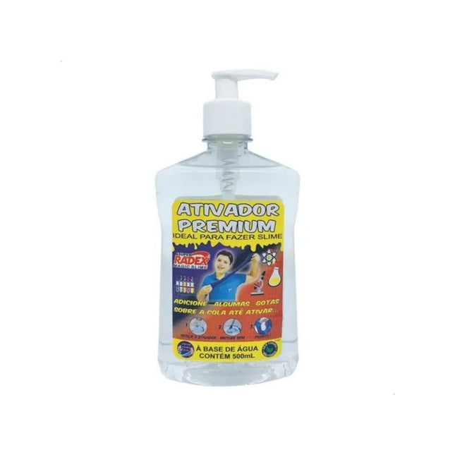 Ativador Premium De Cola Slime Asuper Radex 500ml - 7705