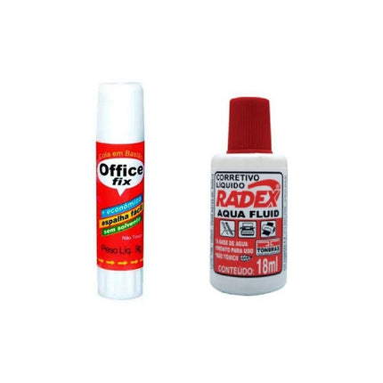 Kit Radex Cola E Corretivo Com 02 Unidades - 518