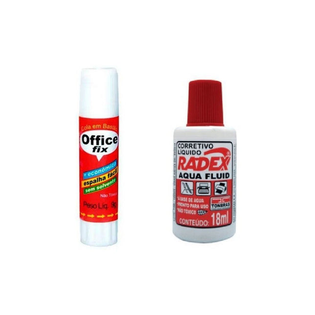 Kit Radex Cola E Corretivo Com 02 Unidades - 518