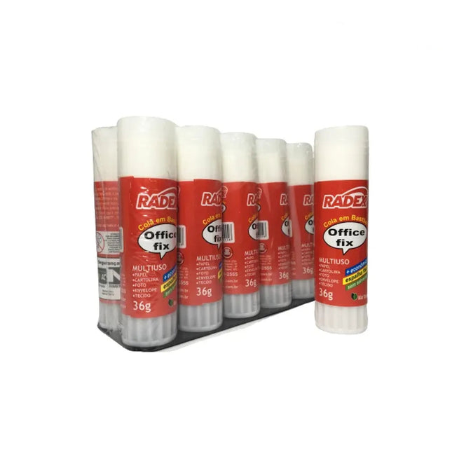 Cola Bastão 36g Radex Com 10 Unidades - 075