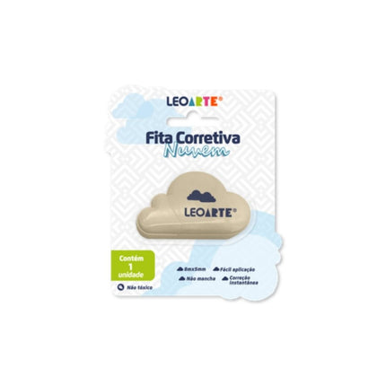 Fita Corretiva 8MX5mm Formato Nuvem Com 01 Unidade Leo & Leo - 10286