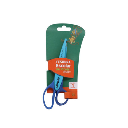 Tesoura Escolar Leo De Picotar Com 01 Unidade - 4586