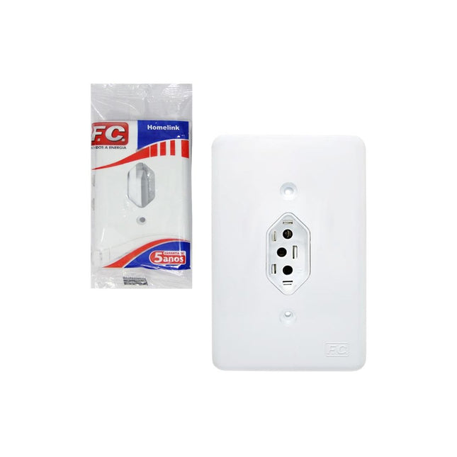Tomada Padrao Fc 20A Com Placa Homelink - 245018