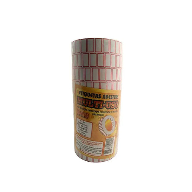 Etiqueta Fitacrel Adesiva N-11 Tam.22X12Mm Com 10 Rolo 10M -  Mult10