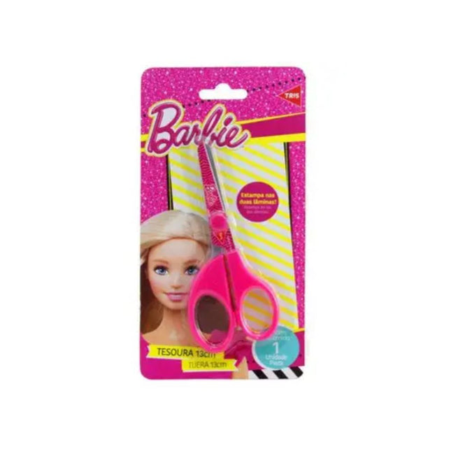 Tesoura Escolar Summit Barbie 13cm Com 01 Unidade - 683812