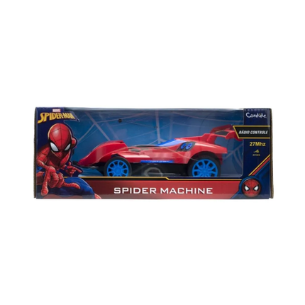 Carro R/C Candide 3 Funcoes Spider Runner Spiderman - 5812