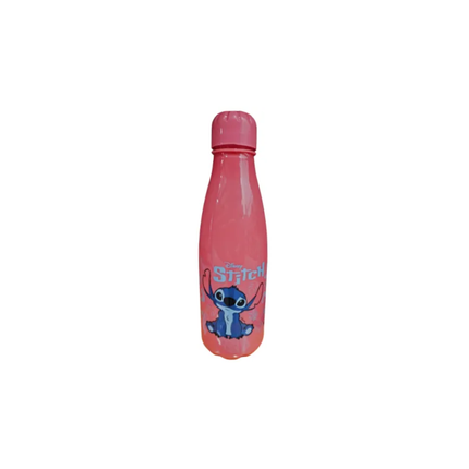 Garrafa Squeeze 600ml Pet Paris Stitch Rosa Plasduran - 470332/1