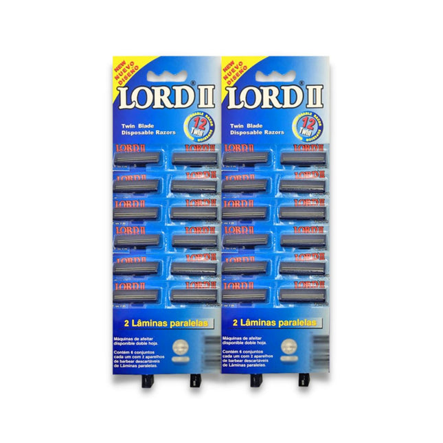 Apar.Barba Lord Ii Azul Pacote Com 24 Unidades