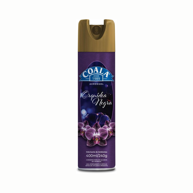 Odorizante De Ambiente Aerosol Coala 400ml/240gr Orquidea Negra - 843
