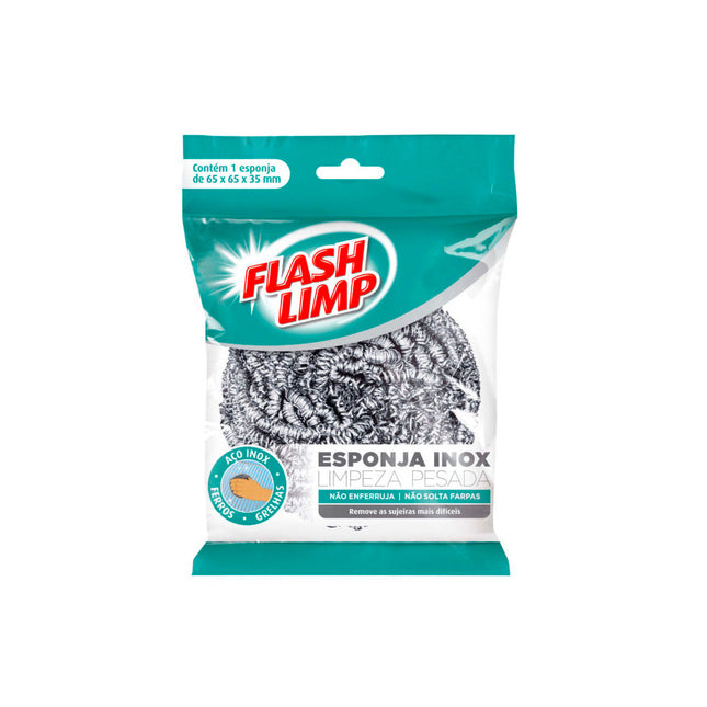 Esponja Aço Euro Inox Bon 17g Com 01 Unidade - Ea1409