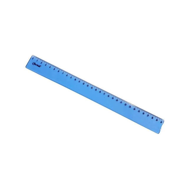 Regua Acrinil 30cm Premium Cor Azul - P302