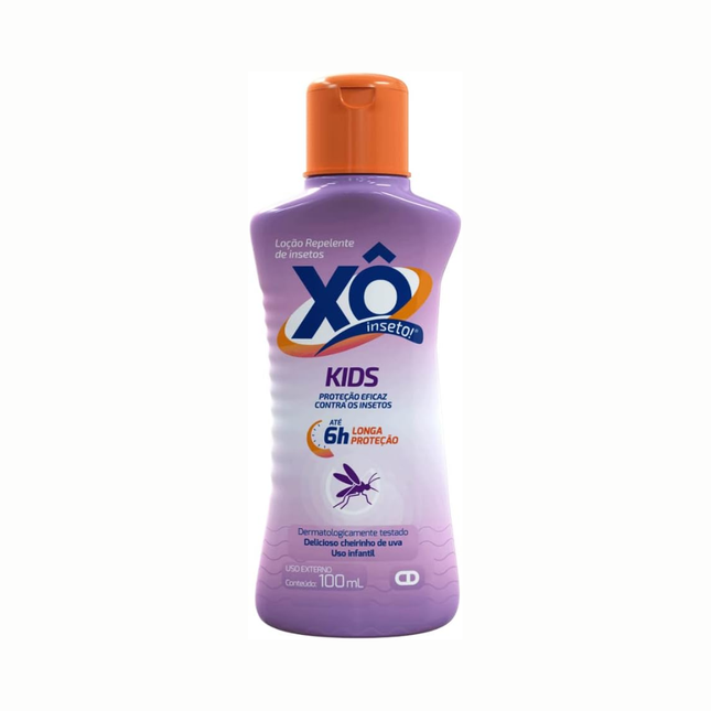Repelente Xo Inseto Kids Locao Uva 100ml - 100293