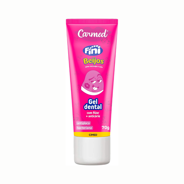 Gel Dental Carmed 70g Com Fluor Fini Beijo - 105225